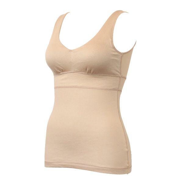 3L シルキーシェイプ モダール混 ３Ｄカップ付 ブラジャータンクトップ 3L シルキーシェイプ モダール混 3Dカップ付 ブラジャータンク